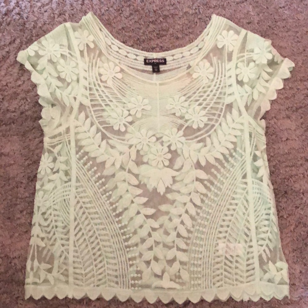 Pale Turquoise Express Blouse